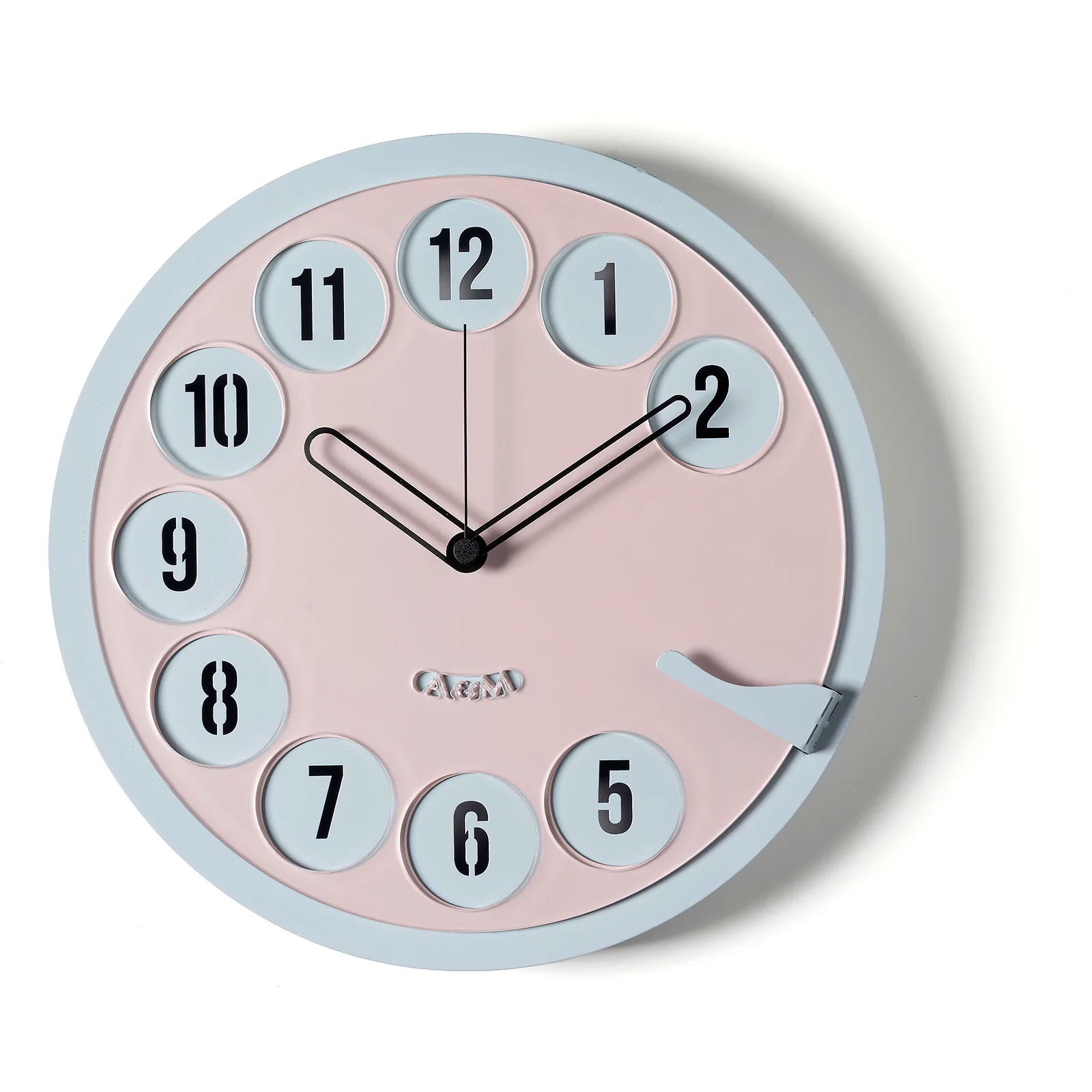GOTOTOP Orologio da parete Rotondo in legno Artistico Creativo Stile vintage europeo Home Office Decorazione della camera da letto Ornamenti (4,7