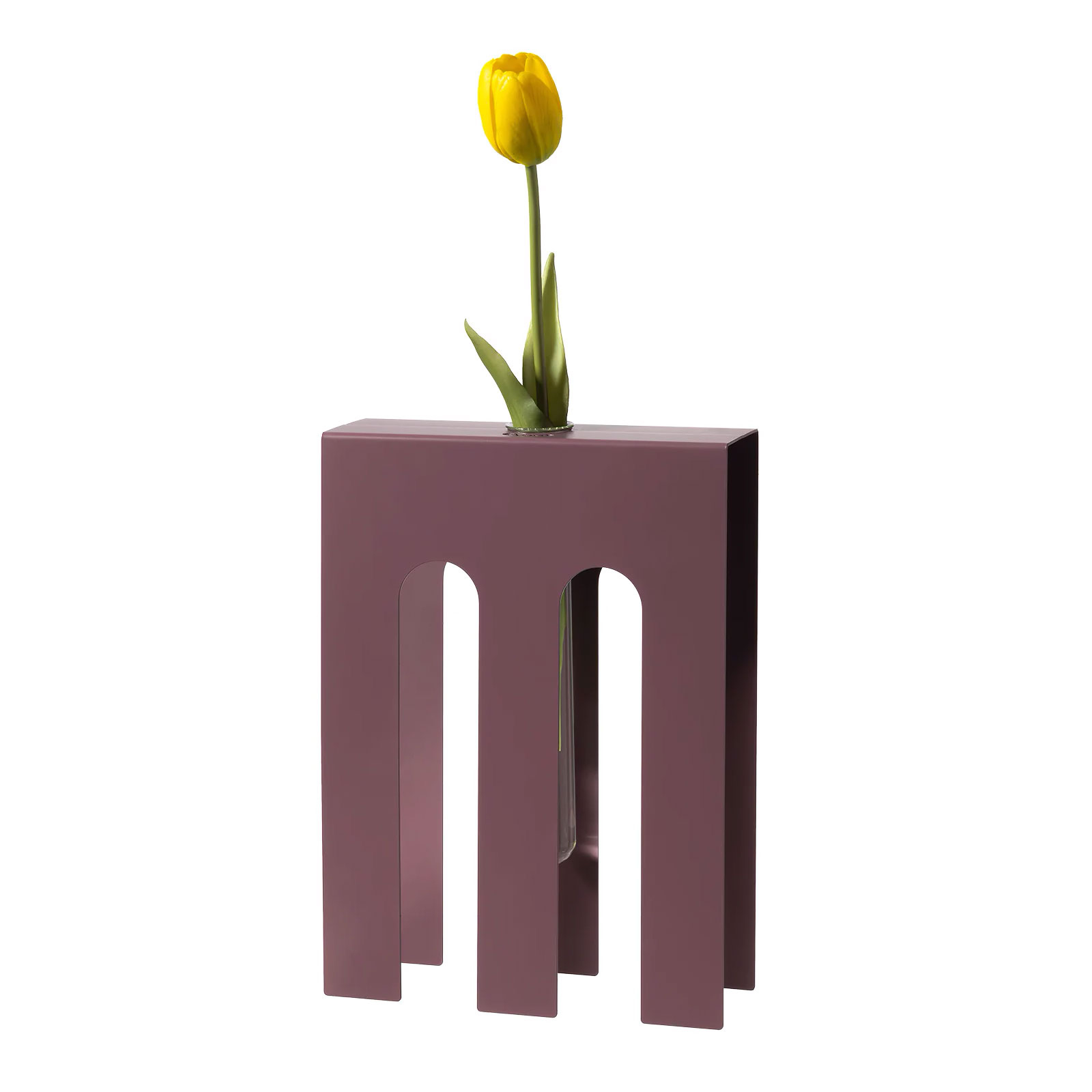 Pooley Vaso Conico Alto In Plastica Composita – Set Da 2 Con Tubi Portafiori, Design Moderno Per Decorazione Casa E Ufficio