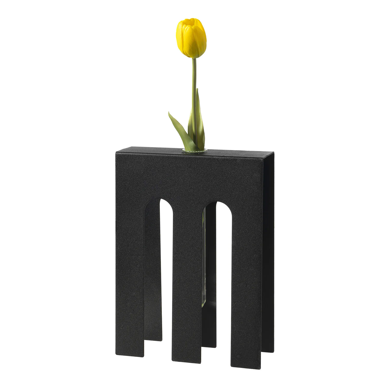 Pooley Vaso Conico Alto In Plastica Composita – Set Da 2 Con Tubi Portafiori, Design Moderno Per Decorazione Casa E Ufficio