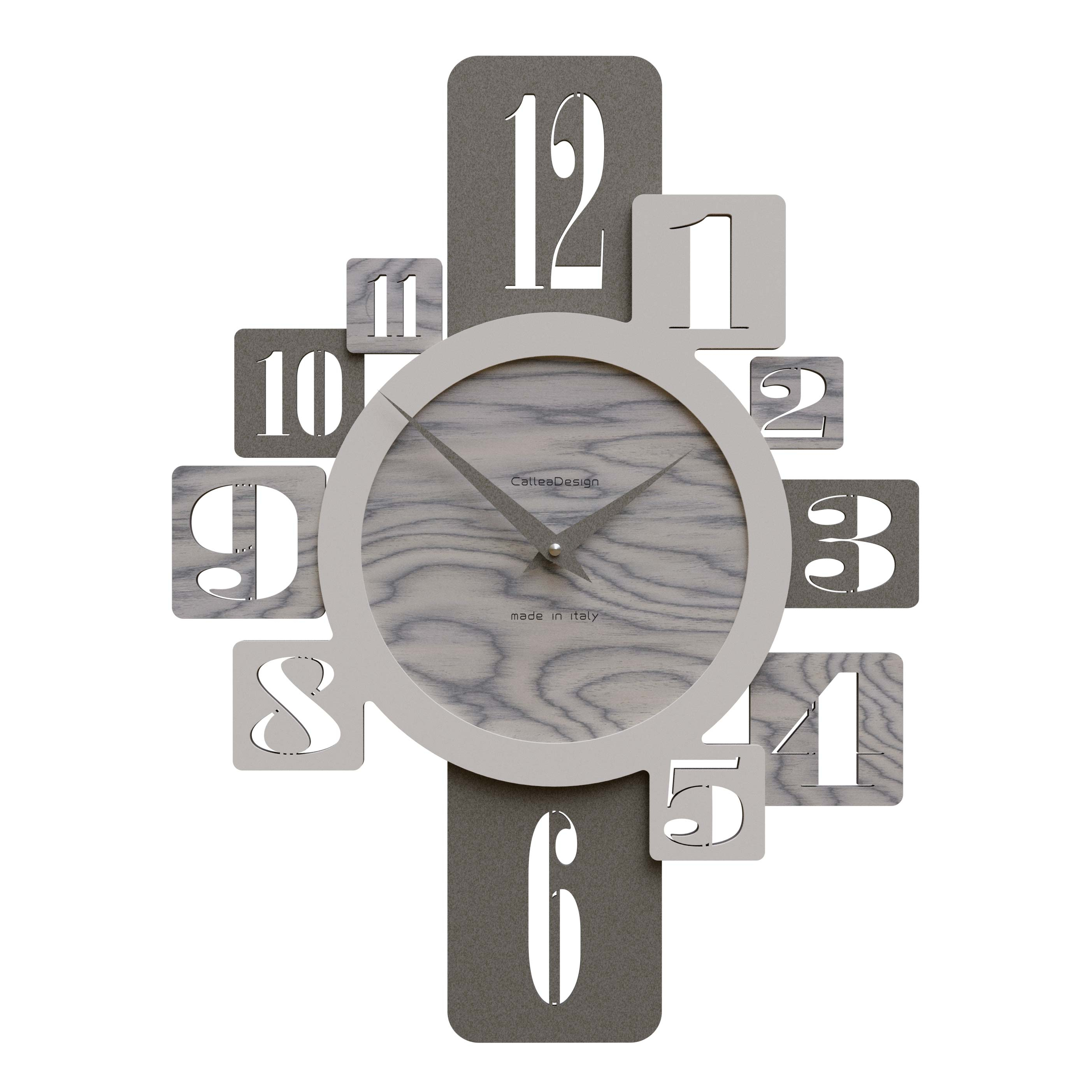 LUUK LIFESTYLE Orologio da Parete Cucina Silenzioso senza Ticchettio 24cm diametro, Regalo Inaugurazione, Moderno Design, Ideale per Salotto, Soggiorno, Ufficio, Camera da letto, Giallo e Argento