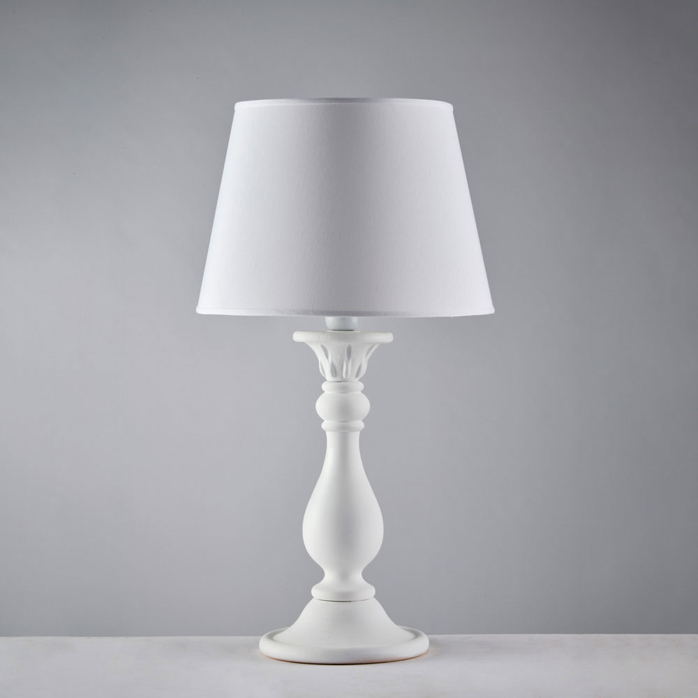 Lampada da tavolo HML-9009-1EB con paralume in tessuto Lampada da tavolo HML-9009-1EB con paralume in tessuto