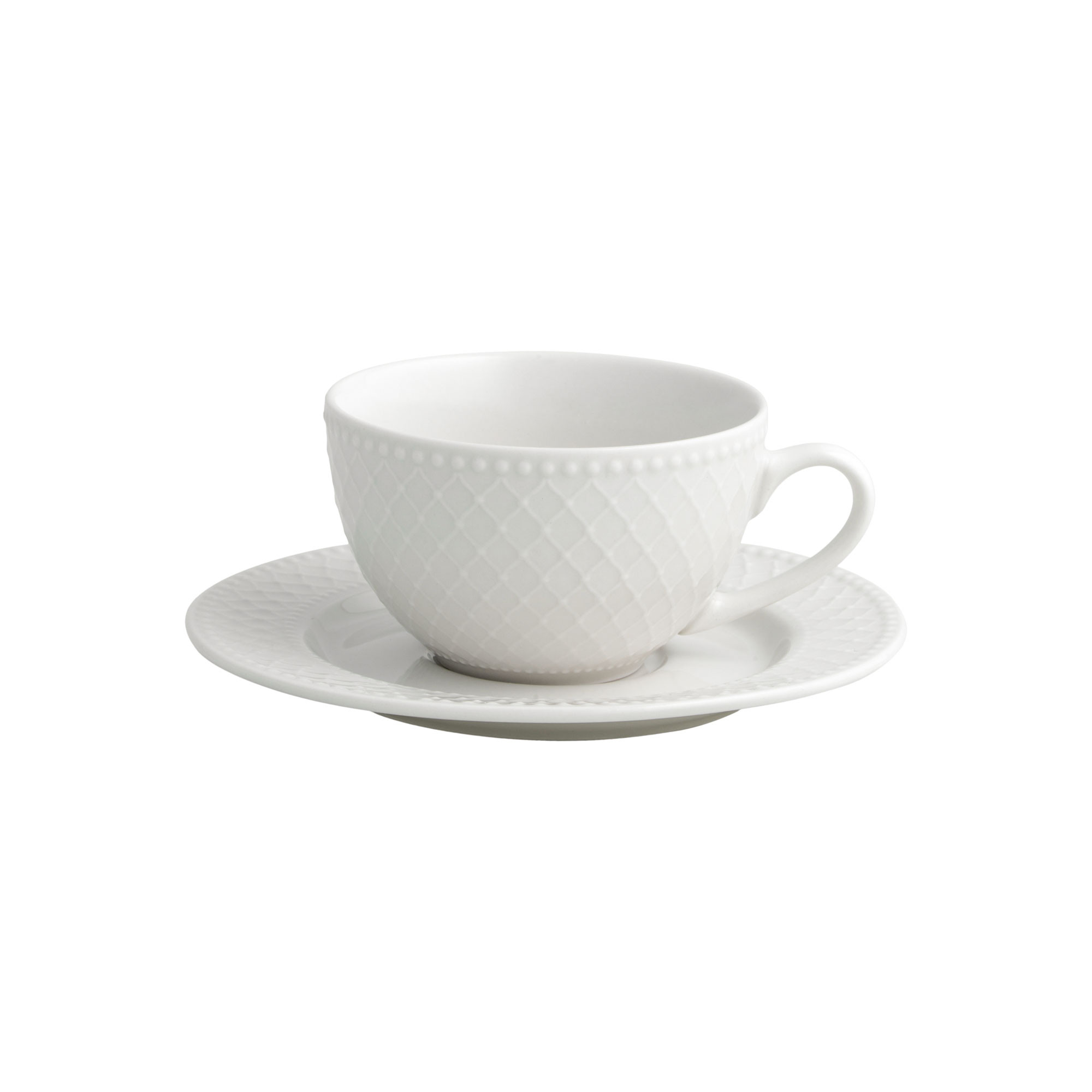 Set 6 Tazze In Porcellana Fine Bianco Lucido | Capacità 295 Ml | Adatte A Microonde E Lavastoviglie | Confezione Regalo Ideale Per Colazione