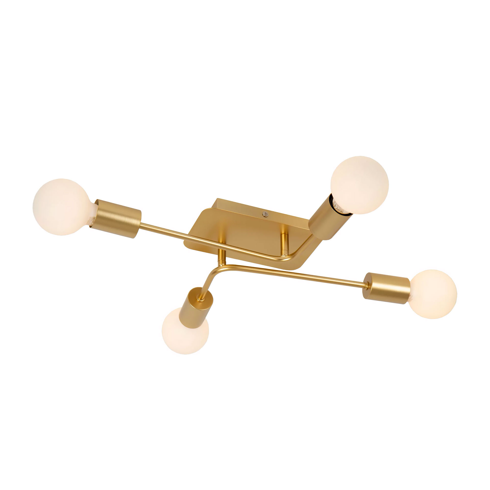 Lucide TUBE Faretto da soffitto Oro, Ottone 22952/01/02