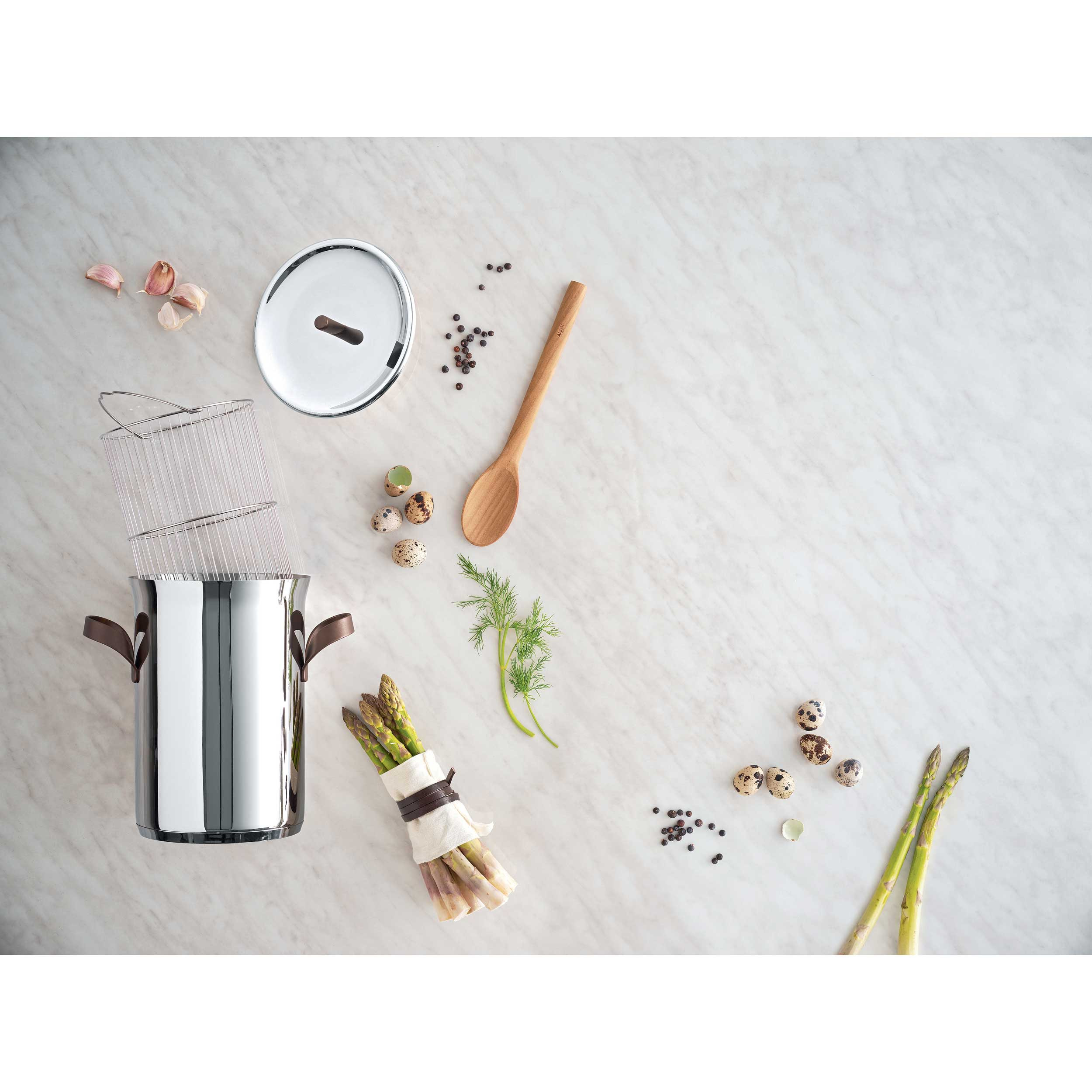 Alessi Set Di Pentole Edo | Argento | IT