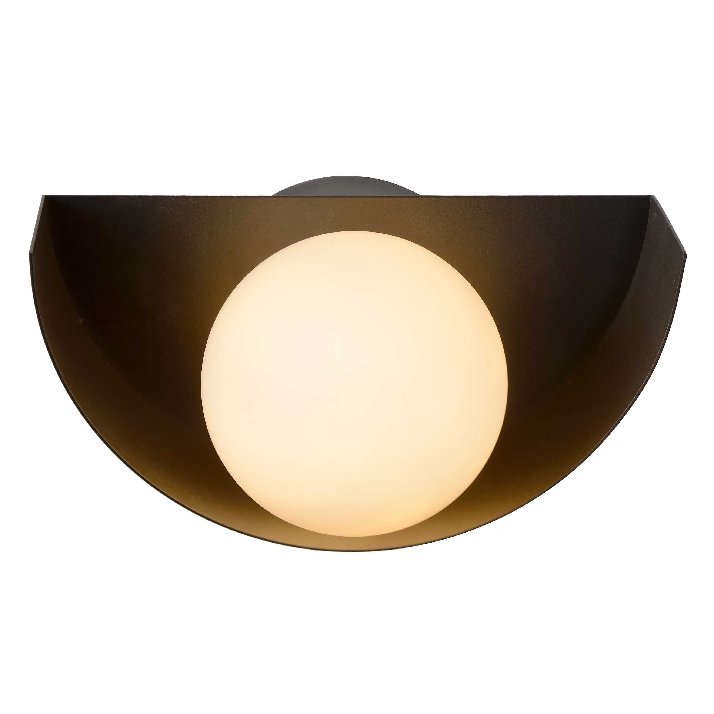 Generico Applique Classica In Vetro 1 Luce Girella Bianco - Per Bagno, Camera, Corridoio, 30x13x16 Cm, Attacco E27 - 2