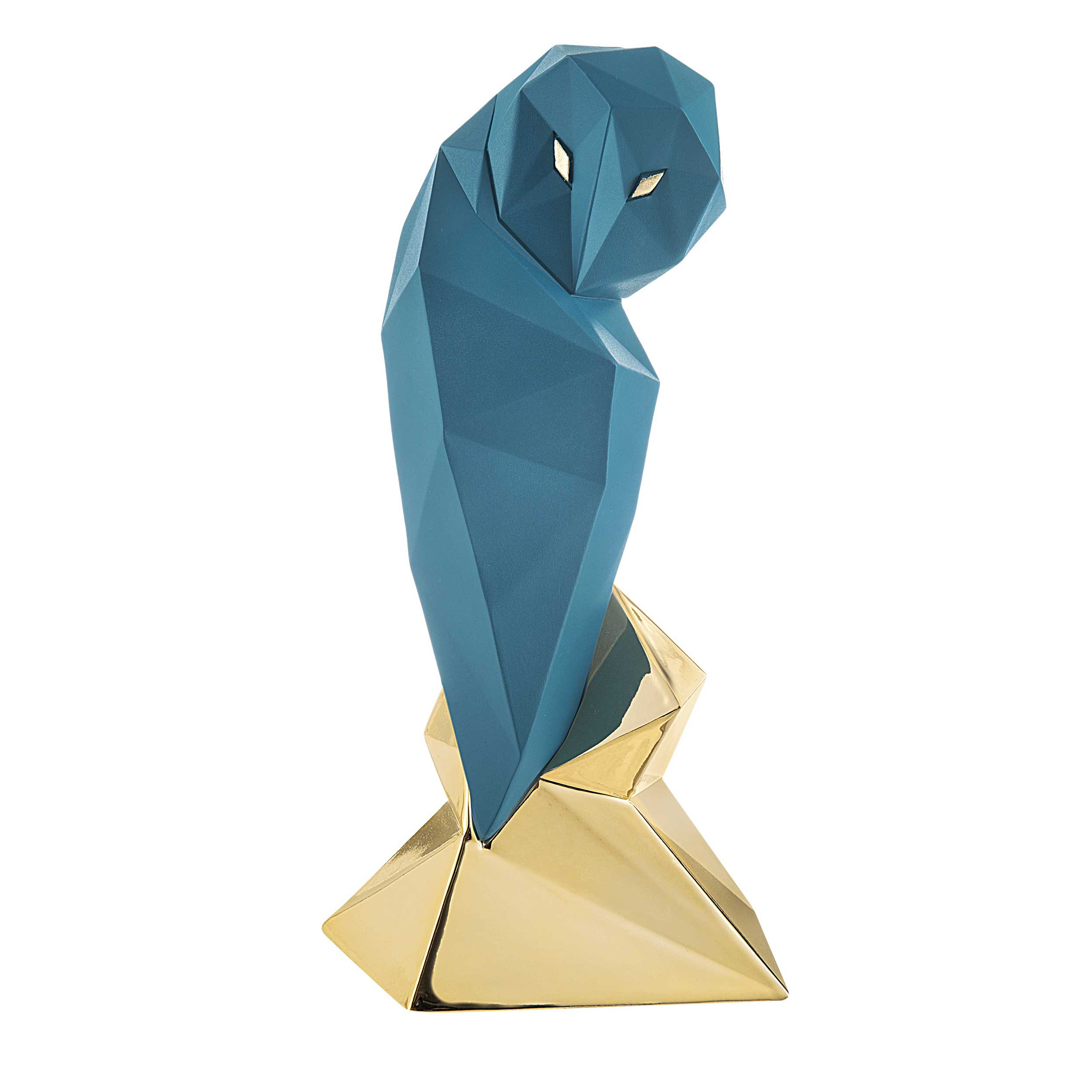 Artistone Statuetta di gufo in cristallo labradorite, pietra preziosa intagliata da 5,2 cm, motivo: animali e gufi, pietra curativa, per regali e decorazioni per la casa