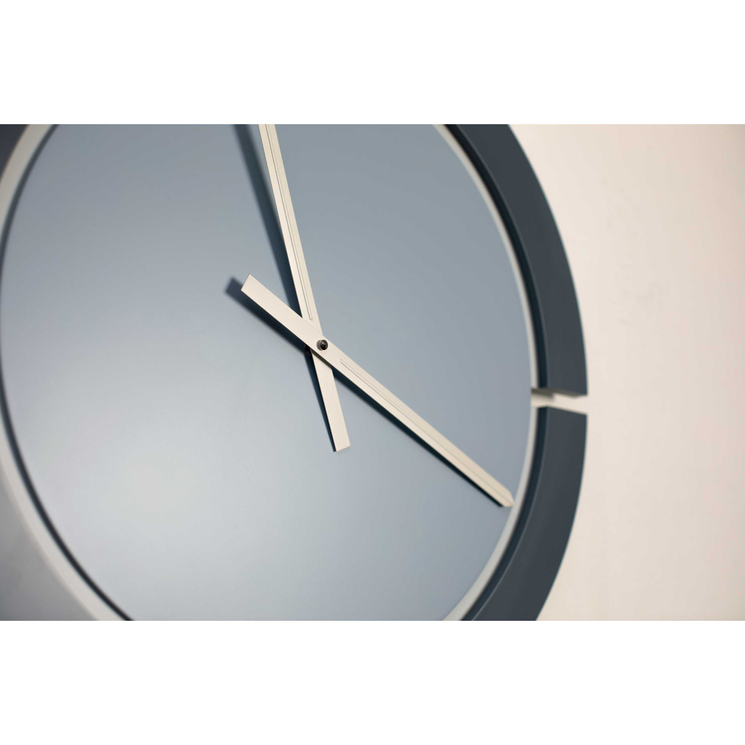 Orologio da parete moderno nero rotondo numeri - 3374