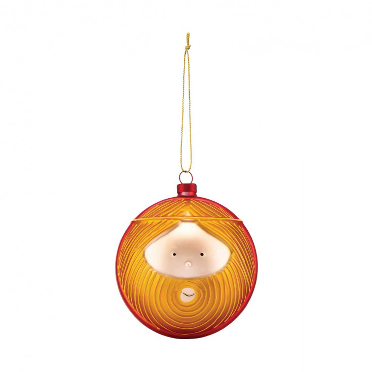 Palla per albero di Natale in vetro soffiato "Giuseppe"