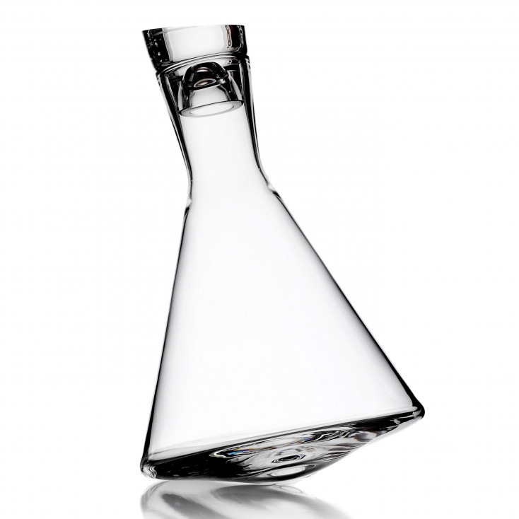 Bottiglia decanter in vetro per vino