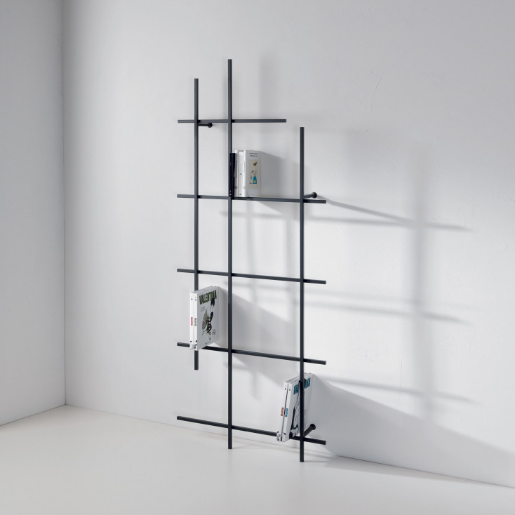 Libreria da parete verticale piccola di design moderno