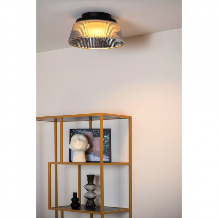 Lampada da soffitto LED dimmerabile con paralume in vetro dal design moderno