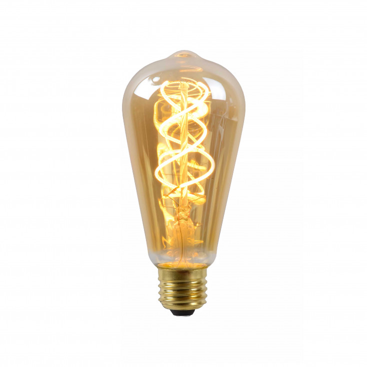 Lampadina ST64 - Bulbo a filamento LED dimmerabile - Ø 6,4 cm - E27