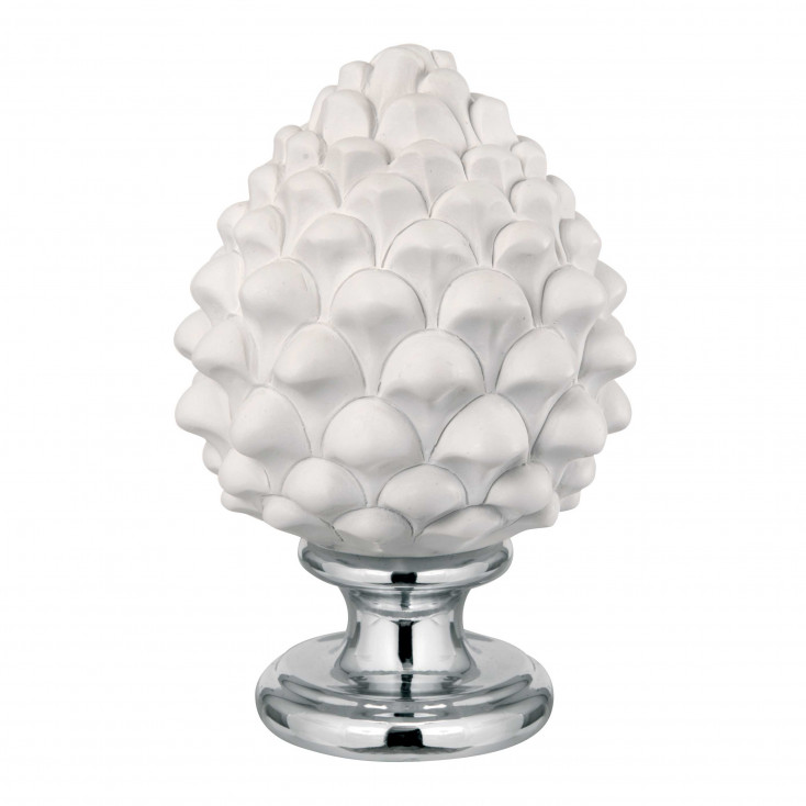 Pigna siciliana portafortuna decorata a mano portafortuna media