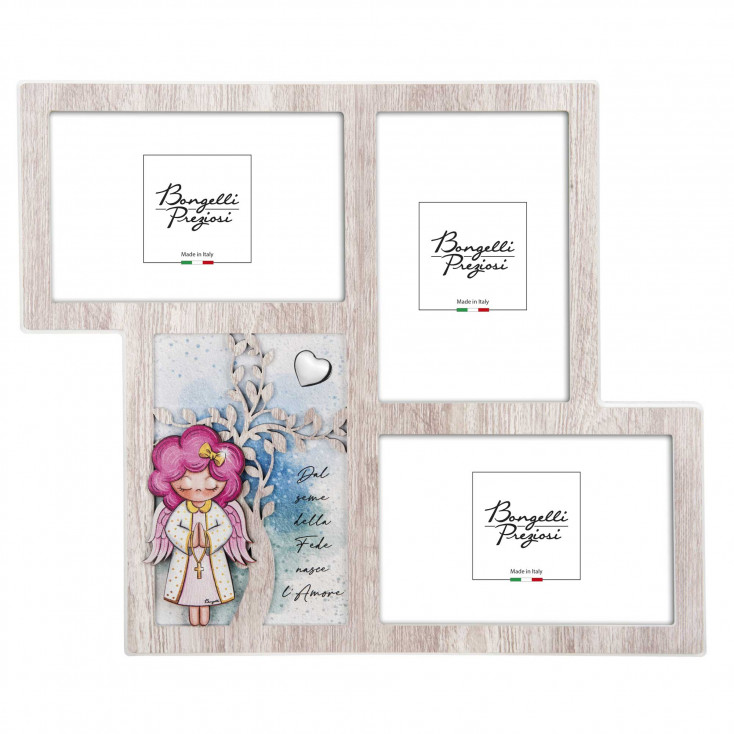 Bomboniera per Comunione - Angeli dei Sogni con cuore Femmina