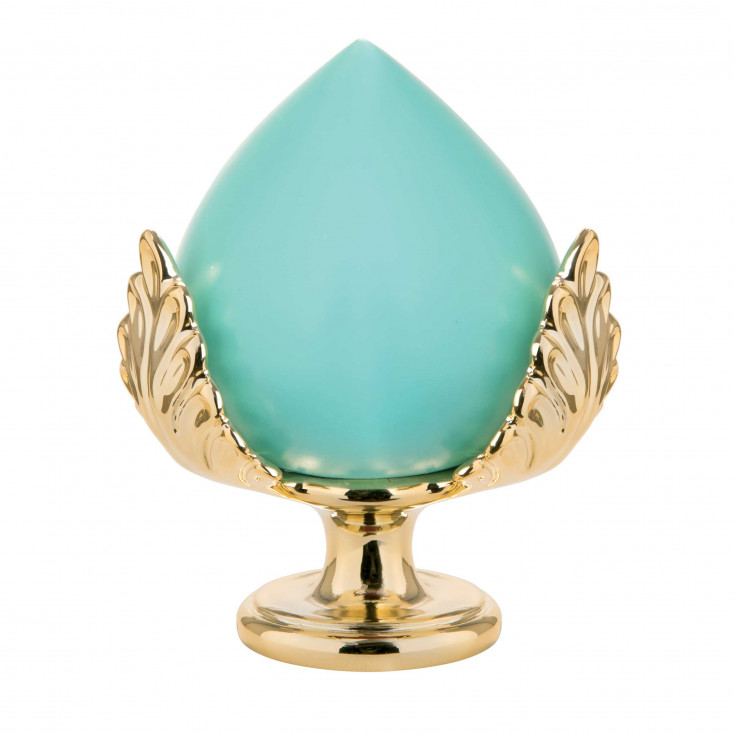 Pomo siciliano portafortuna decorato a mano piccolo