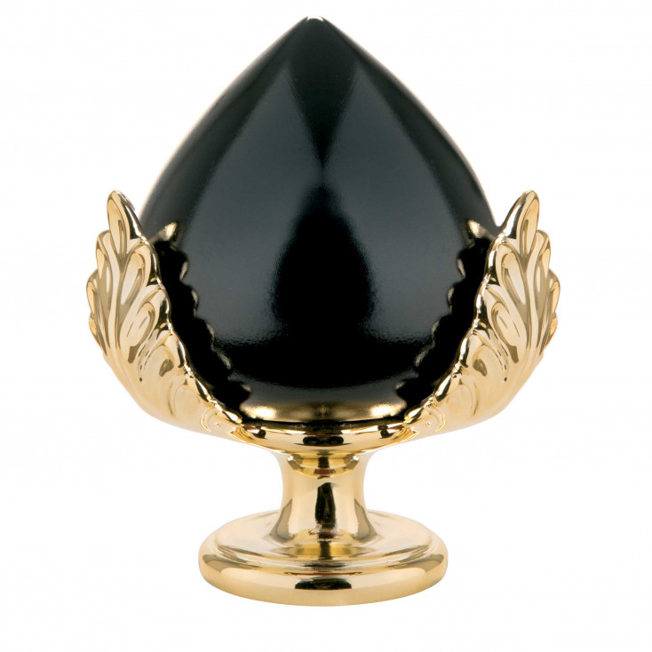 Pomo siciliano portafortuna decorato a mano grande