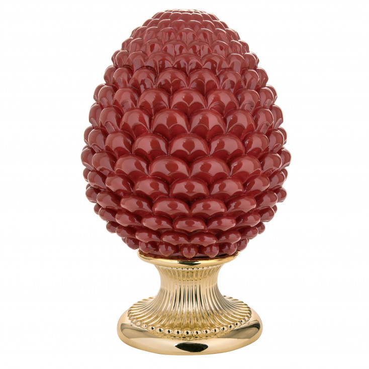 Pigna siciliana portafortuna decorata a mano portafortuna grande