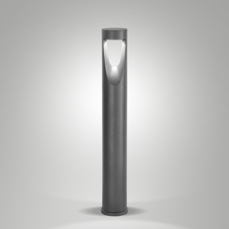 Paletto luce da esterno a LED in allumnio dal design moderno