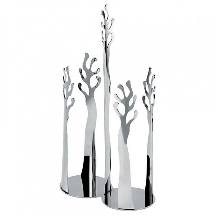 Portabicchieri in acciaio per bicchieri di plastica