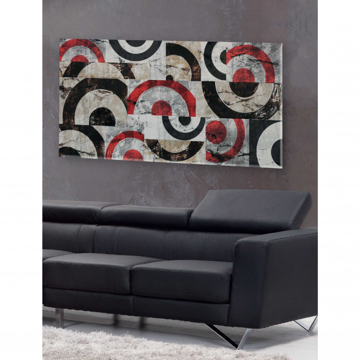 Quadro con tema astratto in rilievo 3d decori materici e foglia oro