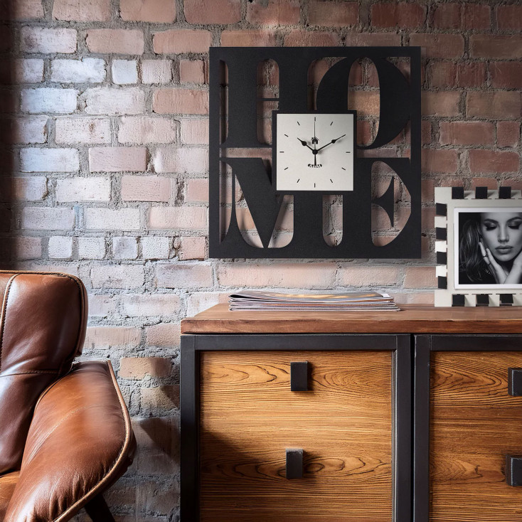 Orologio da parete quadrato dal design moderno