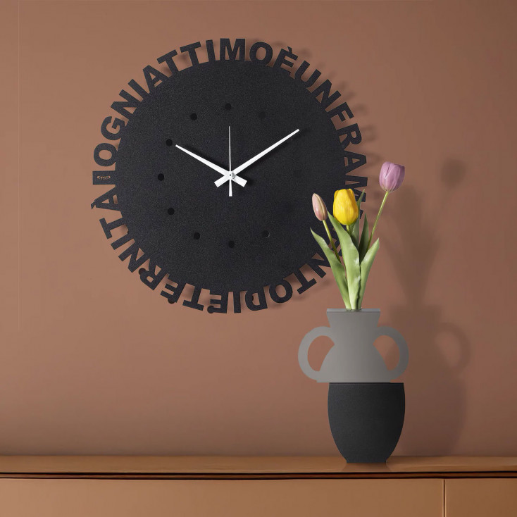Orologio da parete rotondo minimalista dal design moderno