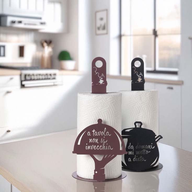Porta rotoli di carta da tavolo da cucina