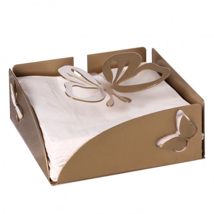 Portatovaglioli da tavola in metallo dal design moderno