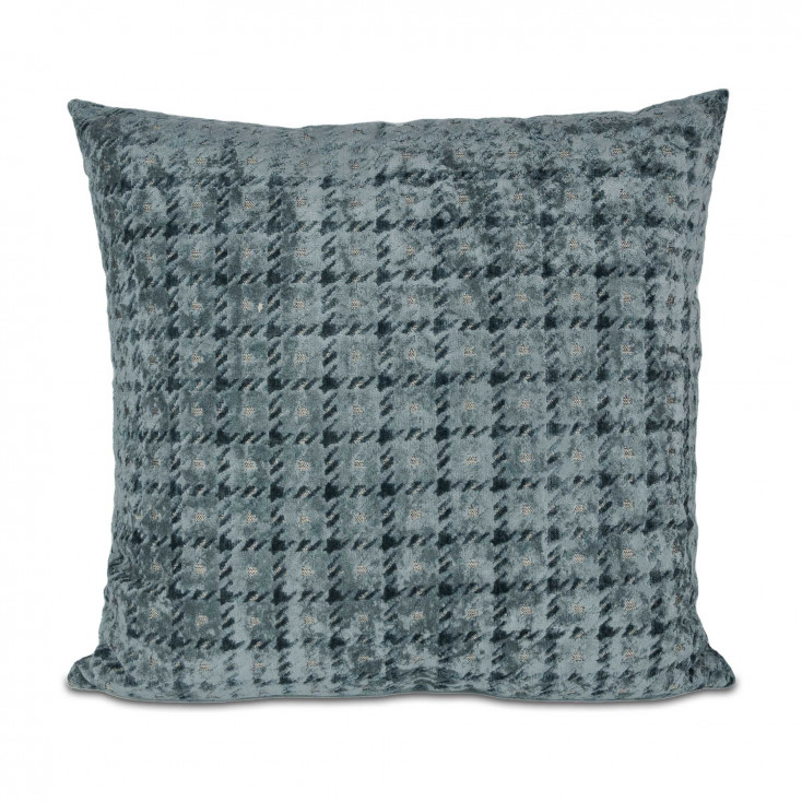 Cuscino dalle linee moderne in velluto 60x60 Jacquard