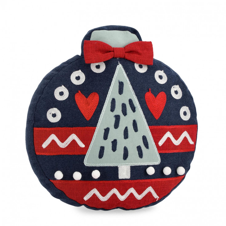 Cuscino in poliestere con Pino Natalizio