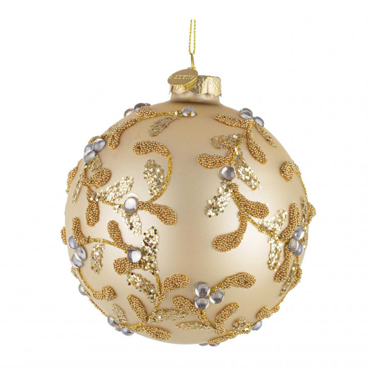 Pallina di natale in vetro d.10