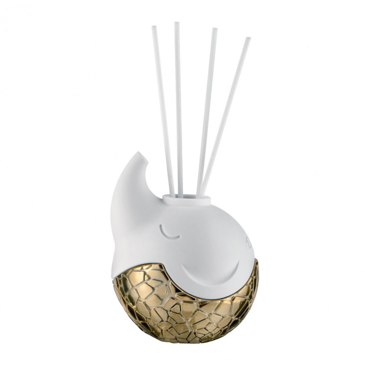 Boccetta profumatore con elefantino portafortuna in marmorino