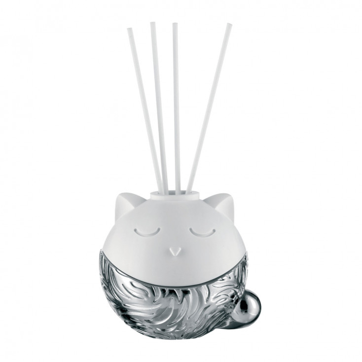 Boccetta profumatore con gattino in marmorino