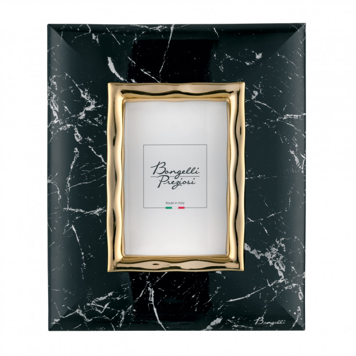 Portafoto con cornice in marmo dal design moderno