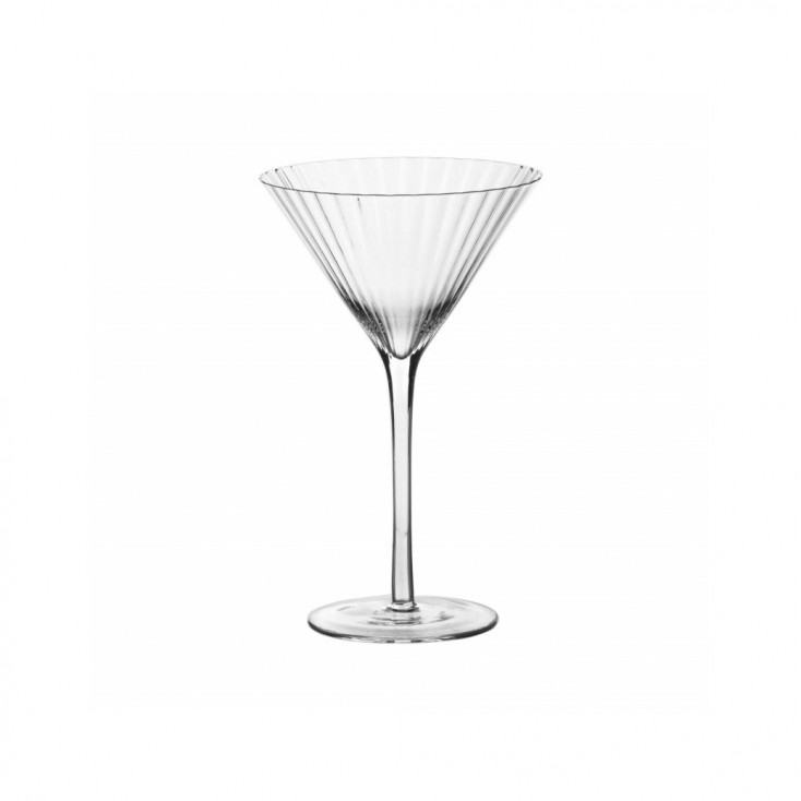 Set 4 pezzi bicchieri da cocktail in vetro