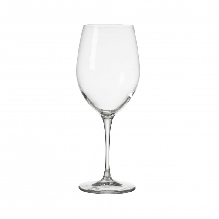 Set 6 pezzi calice per vino in vetro dalle linee moderne ed eleganti