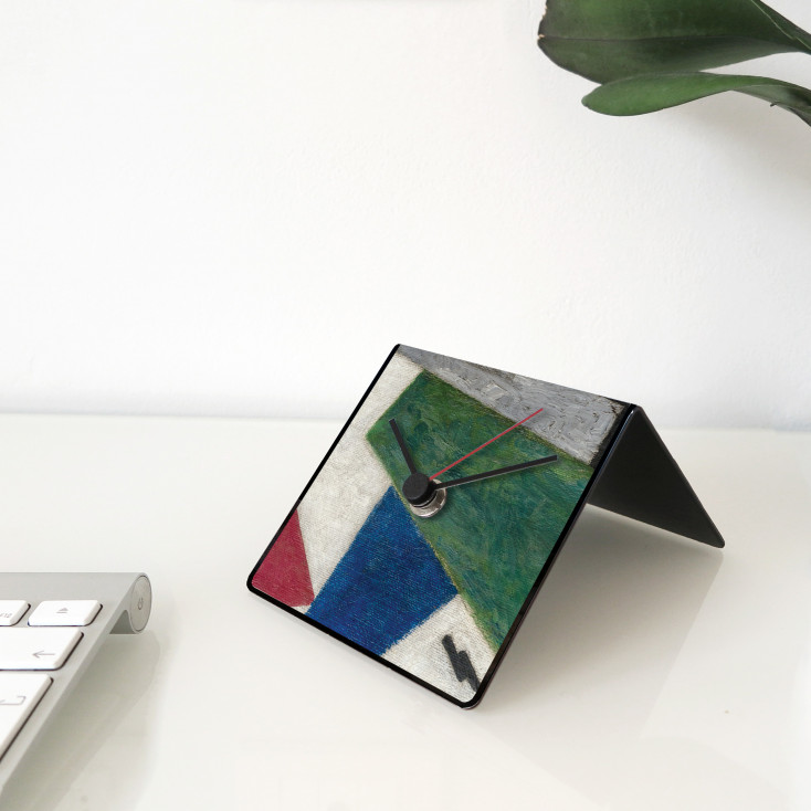 Orologio da tavolo o scrivania calendario e magneti sul retro "MALEVICH"