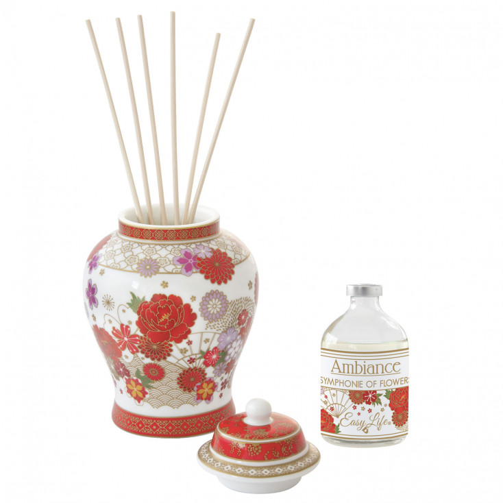 Diffusore di essenze con bastoncini da 250 ml in porcellana