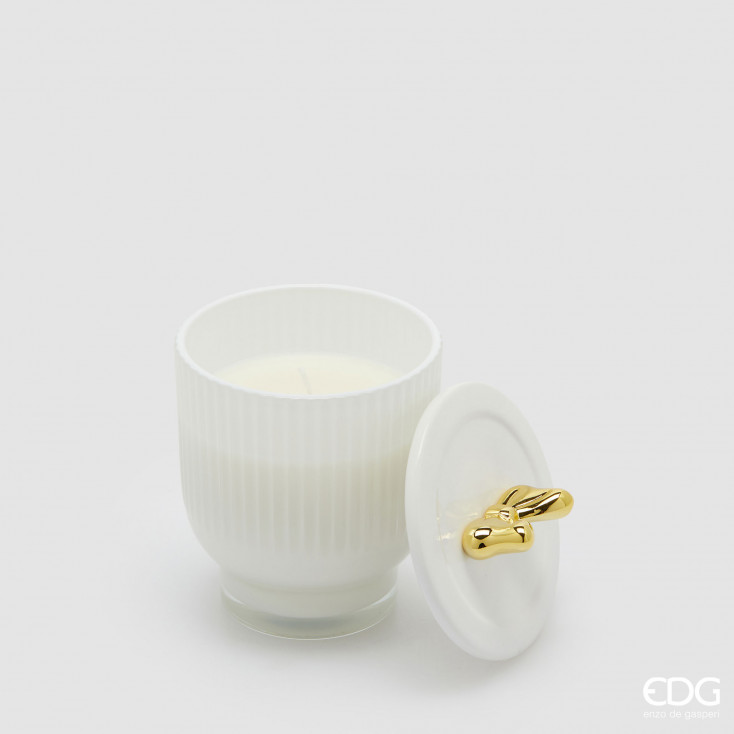 Candela profumata con fiocco media