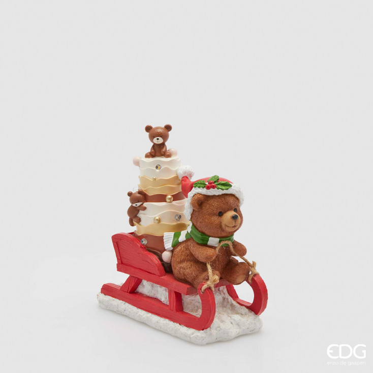 Decoro per la tavola orsetto goloso con led