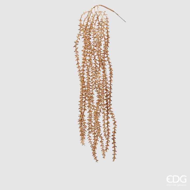 Pianta artificiale con ramo cadente olis glitterato