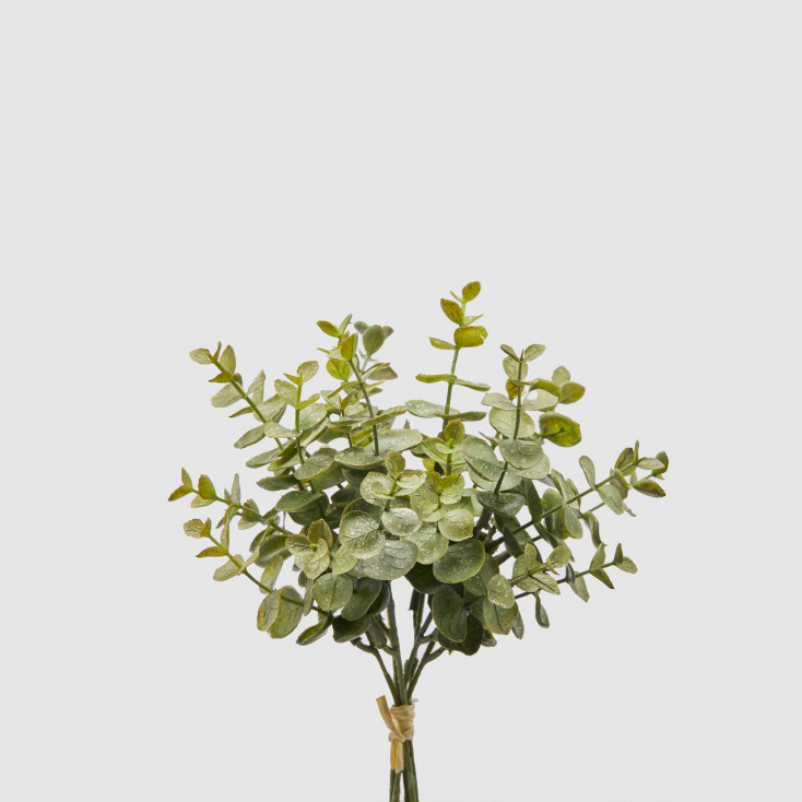 Pianta artificiale mazzetto con piantina Eucalipto Olis