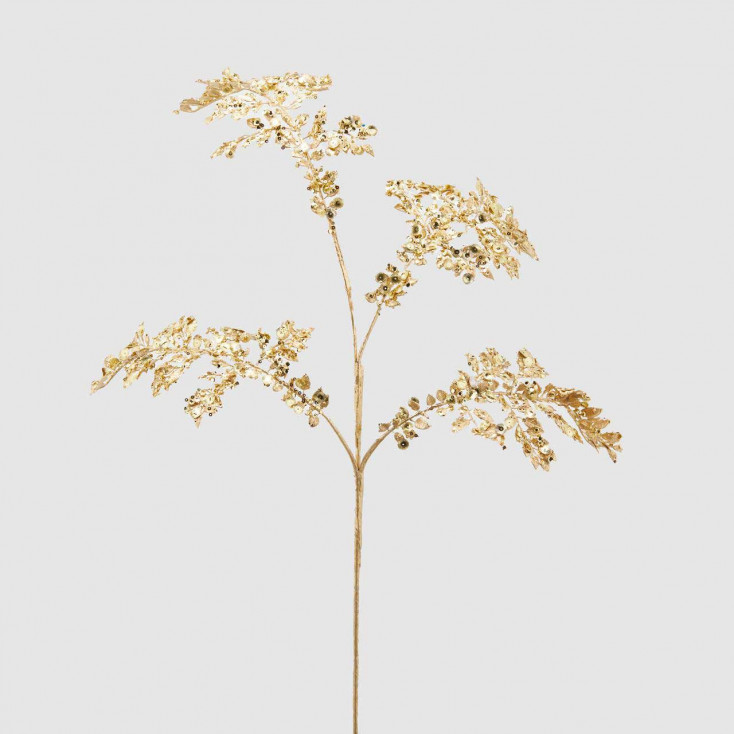 Pianta artificiale ramo di Nandina Paillettes