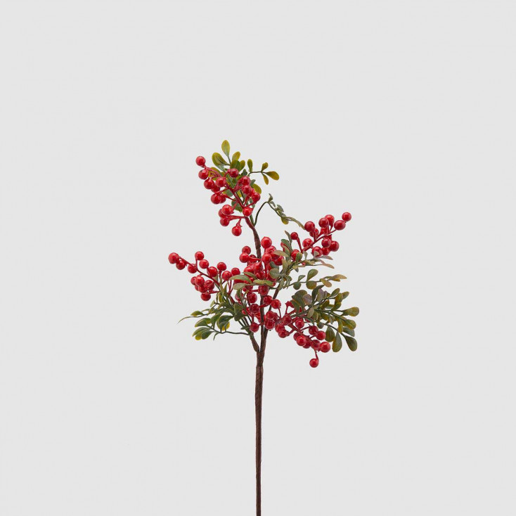 Pianta artificiale ramo di Nandina Paillettes