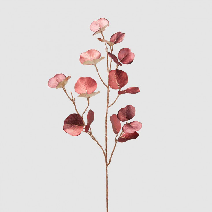 Pianta artificiale ramo eucalipto metal h84