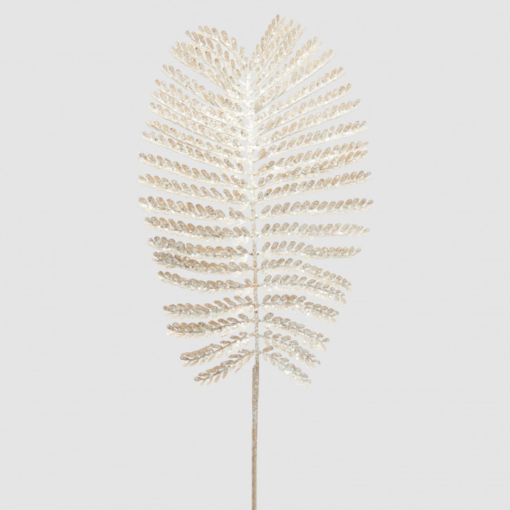 Pianta artificiale ramo Felce dolce glitterata