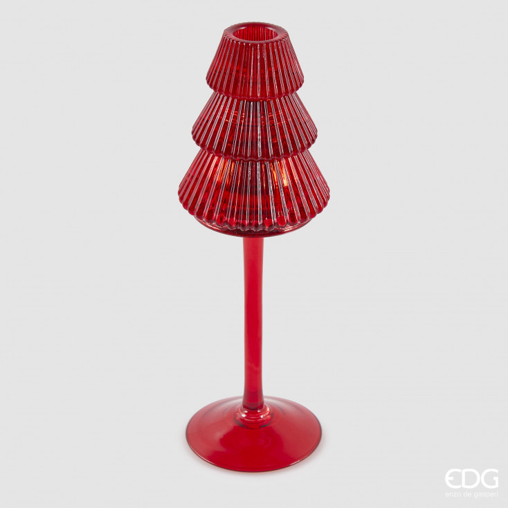 Portacandela a forma di pino grande