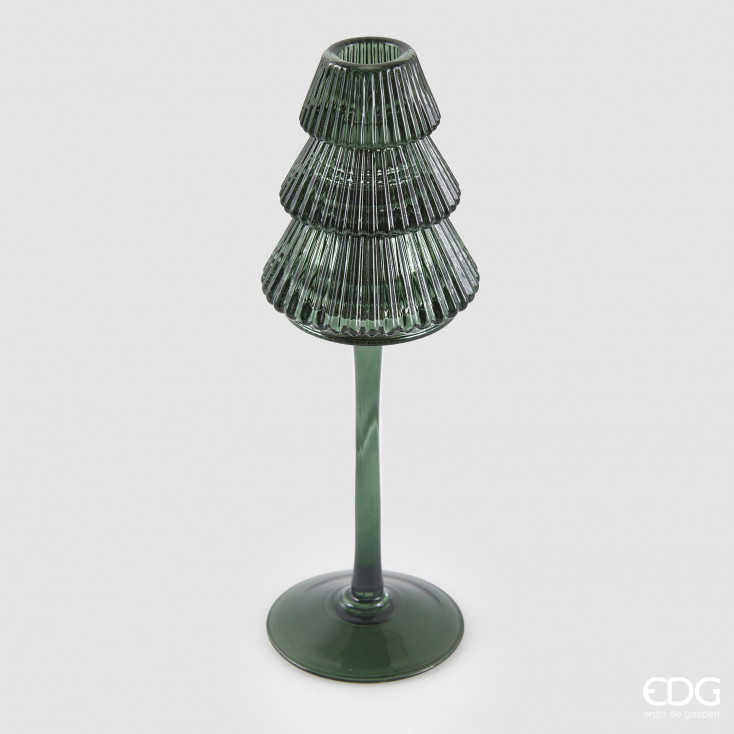 Portacandela a forma di pino grande