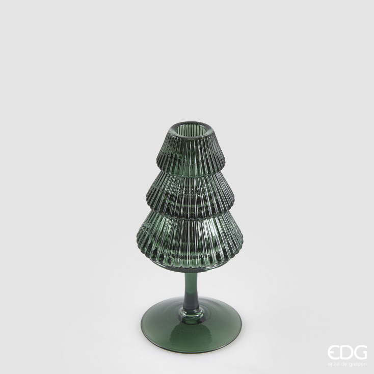 Portacandela a forma di pino piccola