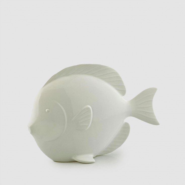 Statuina da tavolo con pesce dal design moderno